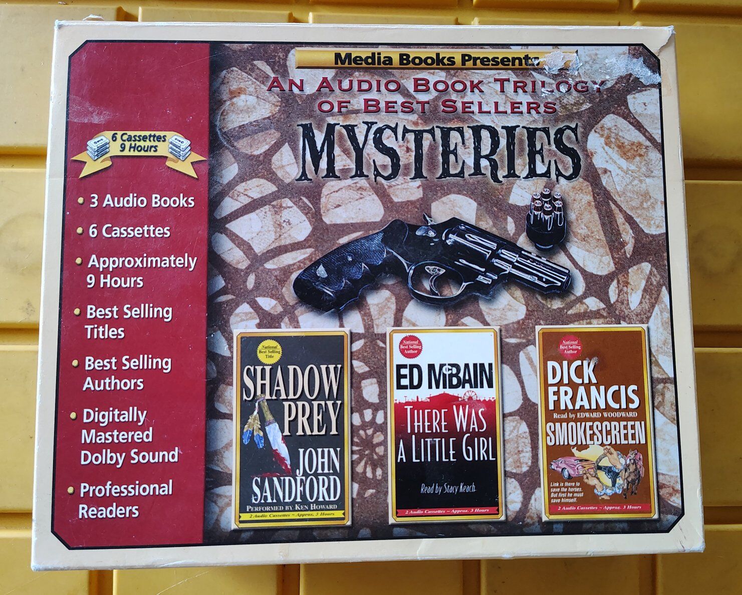 audiobook trilogy of best seller mysteries