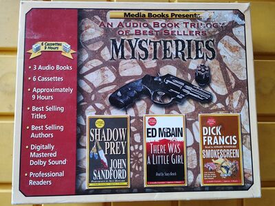 audiobook trilogy of best seller mysteries