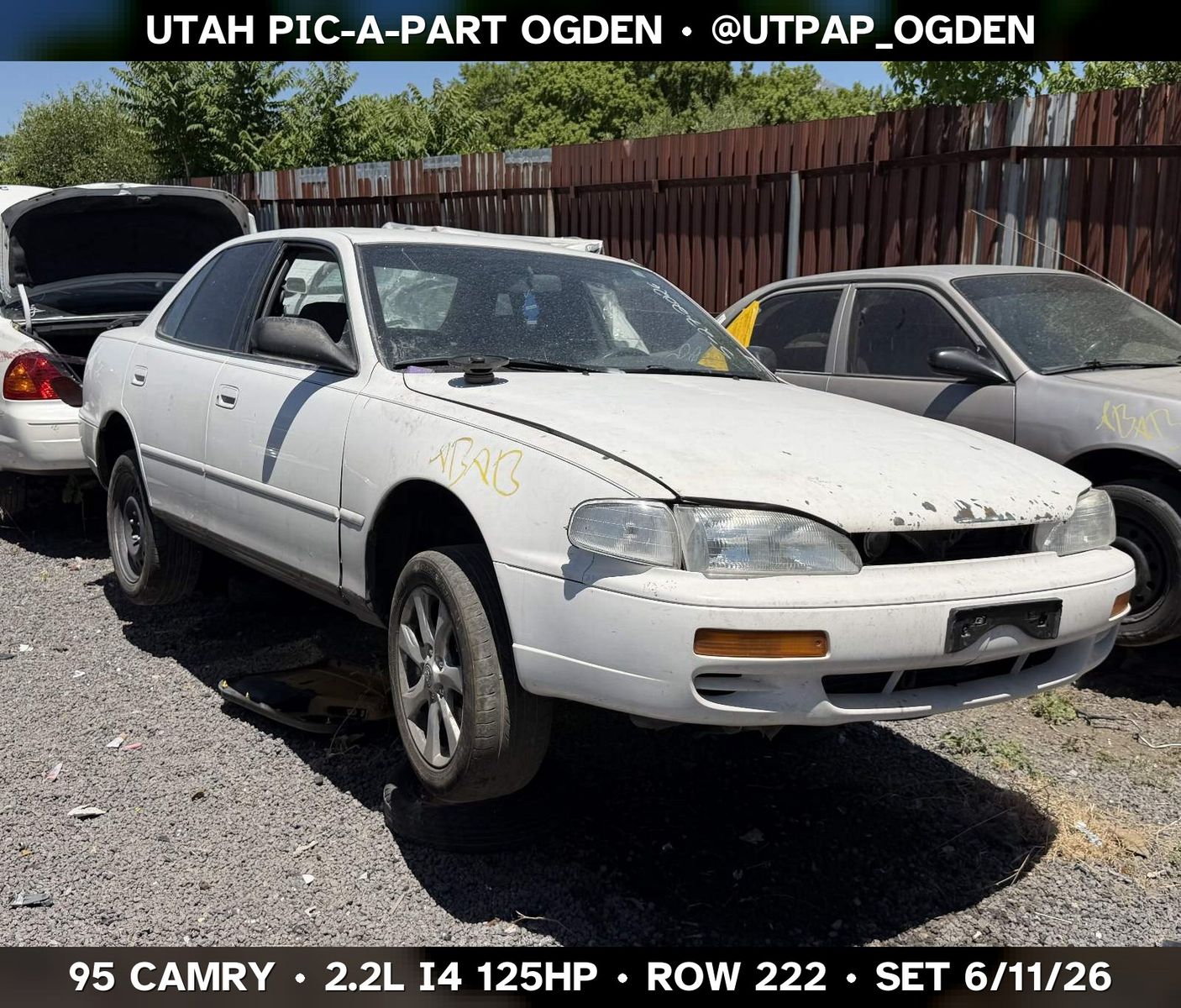 1995 Toyota Camry Parts - UTPAP Ogden