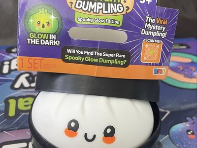RMS Crazy Fun Mystery Dumpling Fidget Toy Bundle (Spooky Glow, Squeezy Jelly, Gummi Bear)