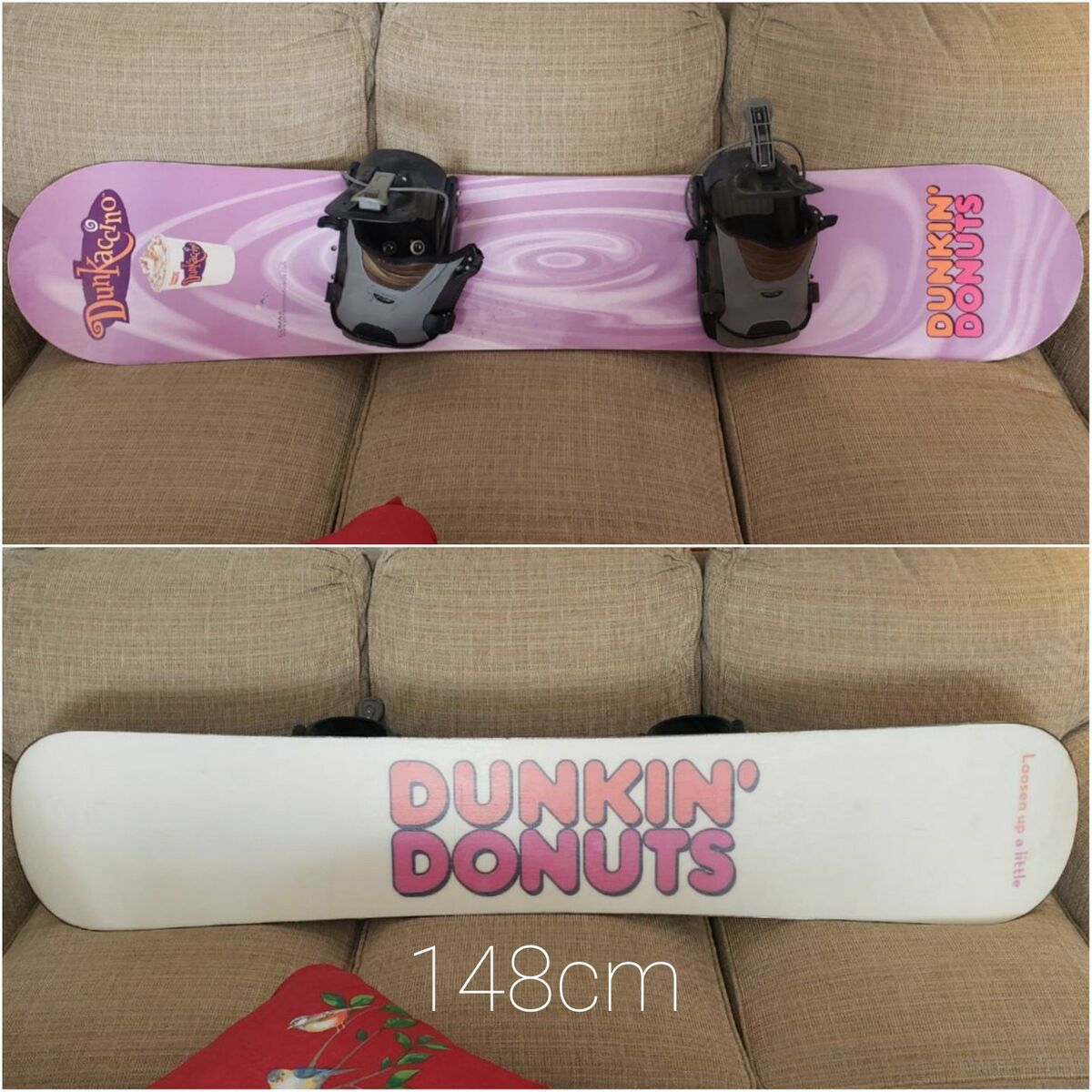 VINTAGE CLIMAX DUNKIN DONUTS SNOWBOARD LIMITED EDI