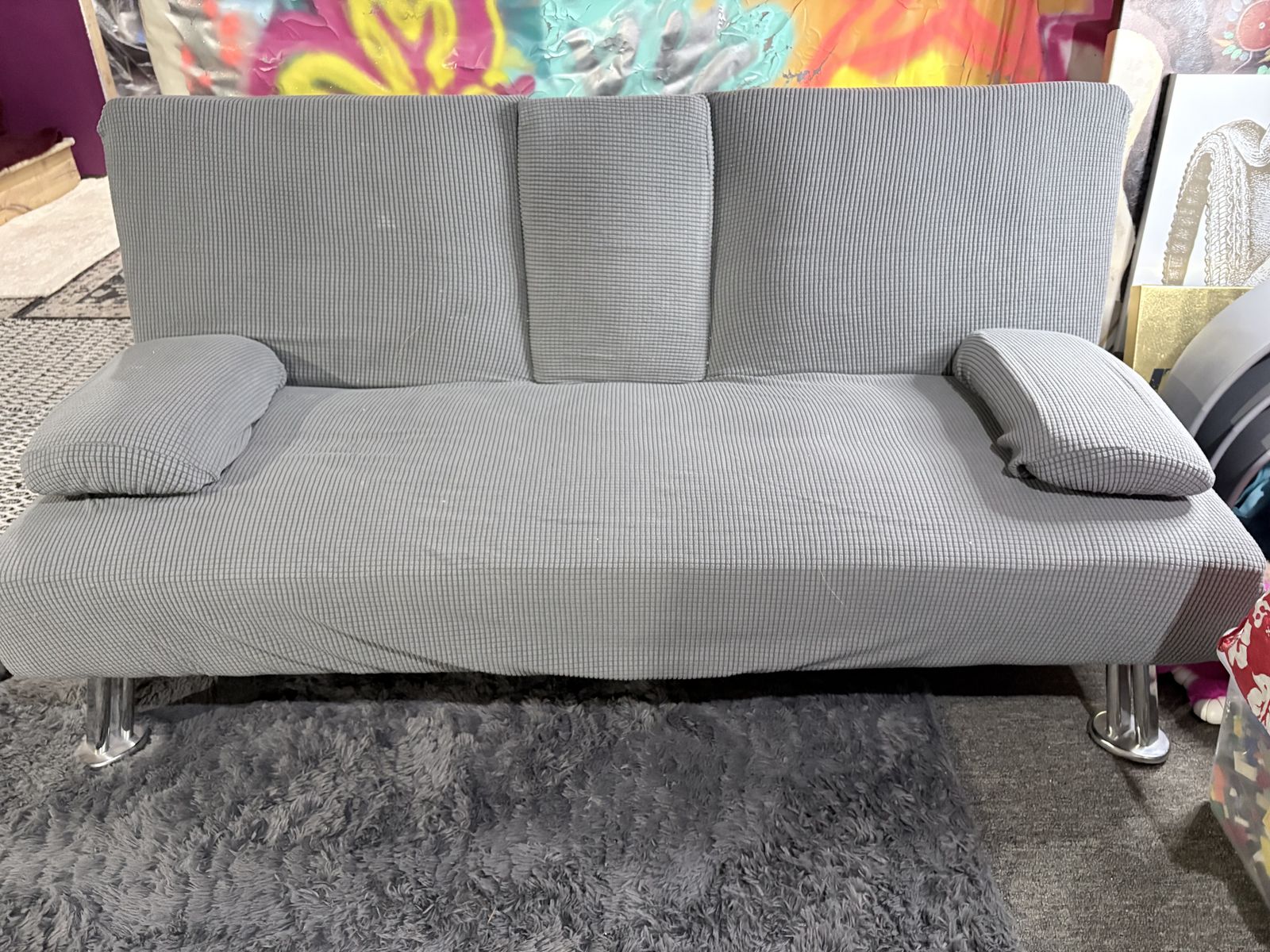 Gray Futon