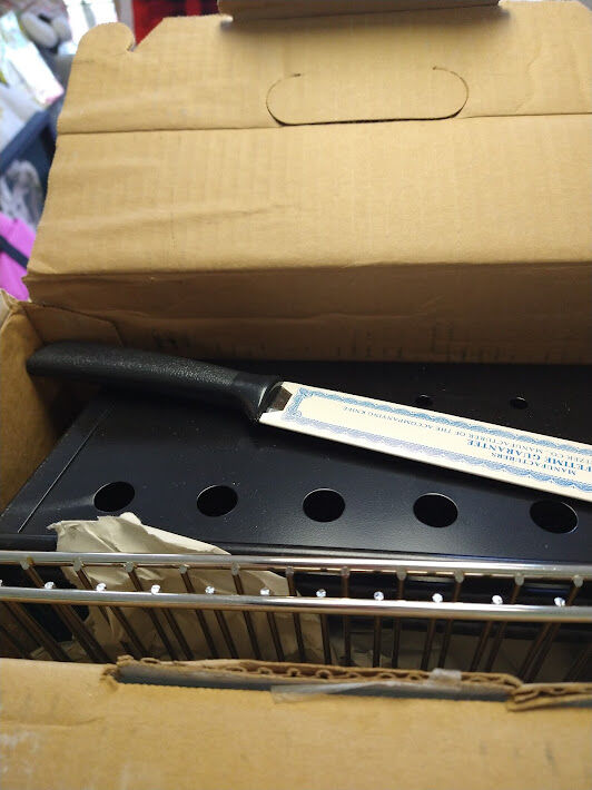 PORTABLE RV BUMPER CAMPING GRILL NEW IN BOX