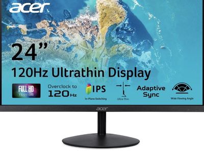 Acer 24" Full HD 120Hz IPS Ultrawide Adaptive Sync Monitor (2 available)