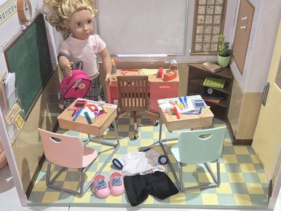 Our Generation Awesome Academy School room set and