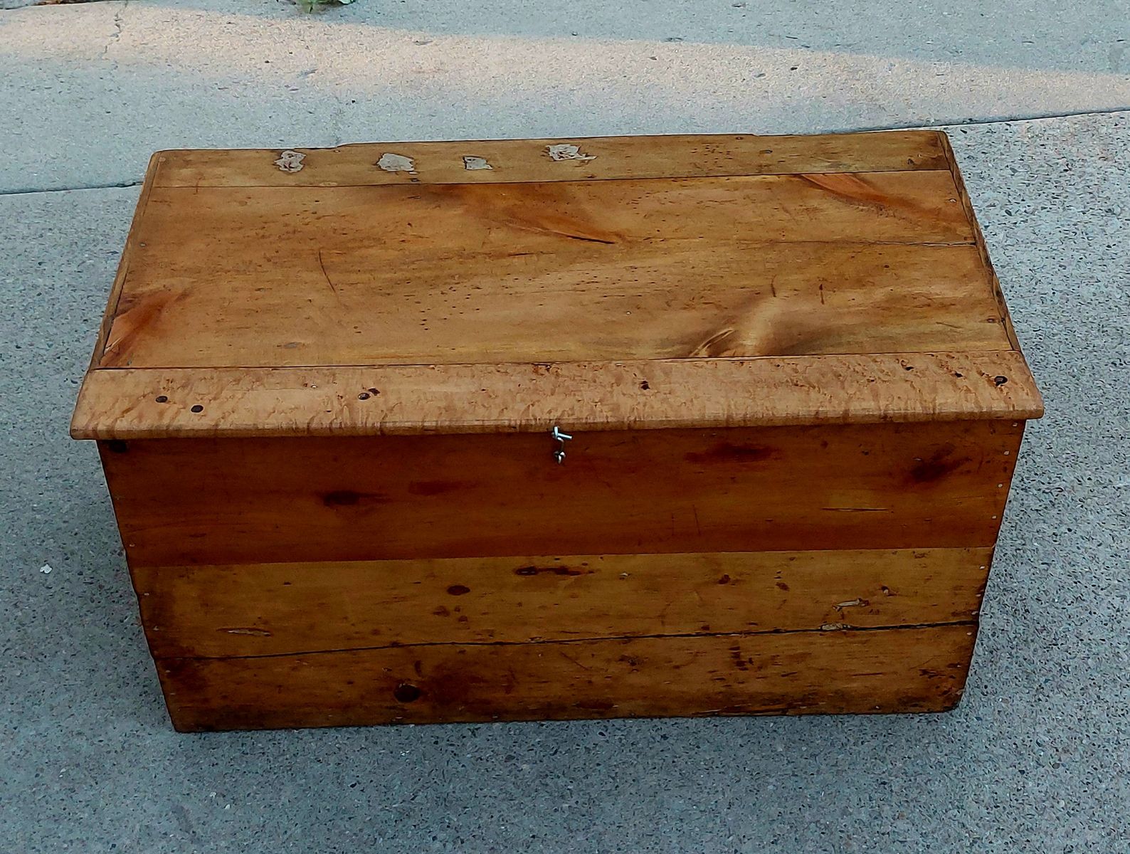 Antique Pine Blanket Chest