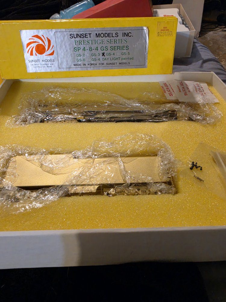 Sunset Models Inc. Prestige Series SP 4-8-4 GS Series GS-3 Brass Model Train