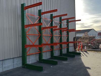 Cantilever Racking Storage for Lumber & Pipe