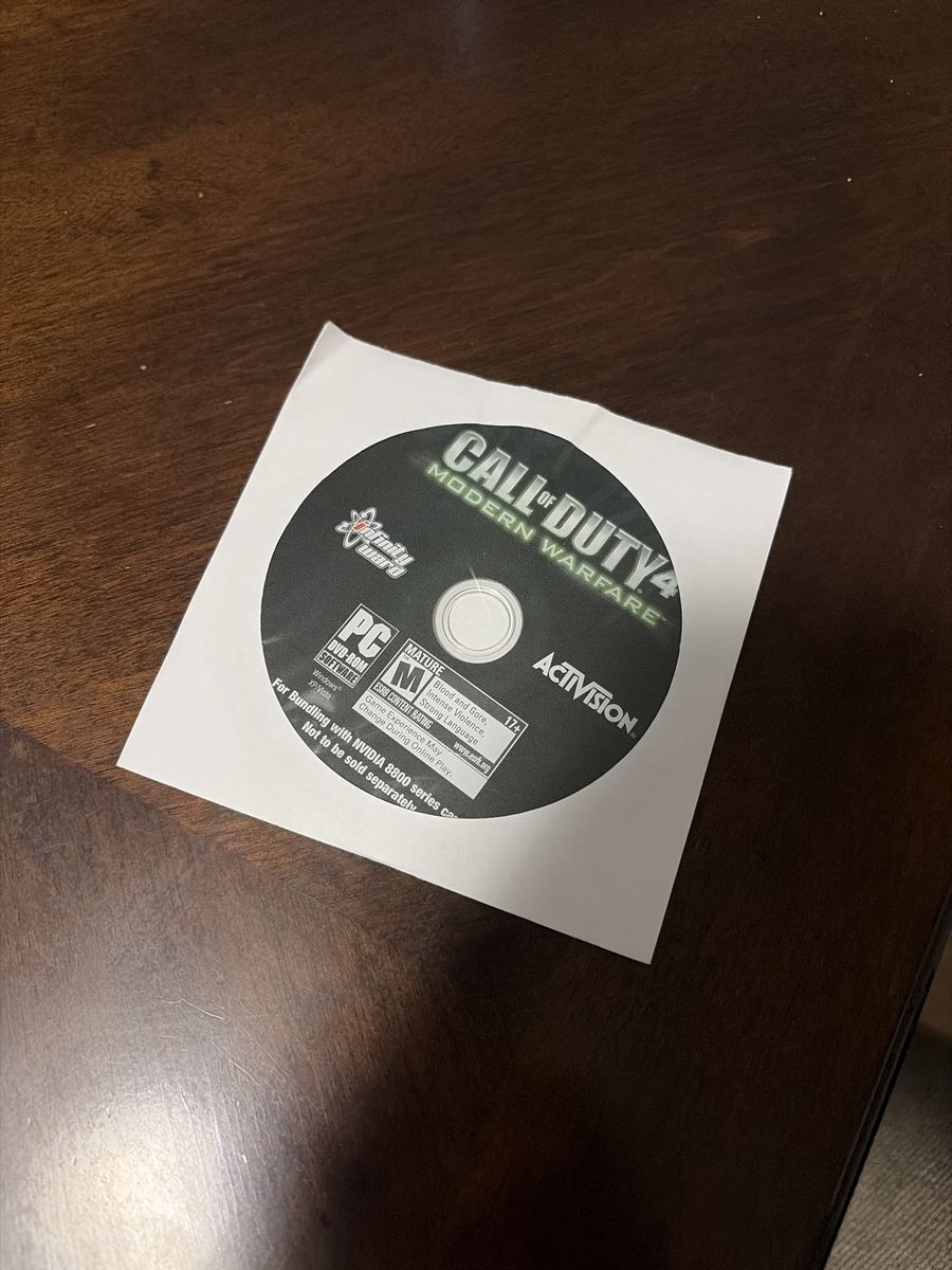 New never used call of duty 4