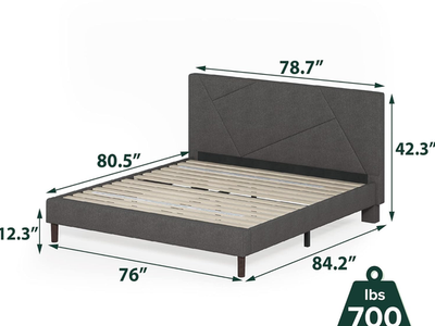 King size bed frame