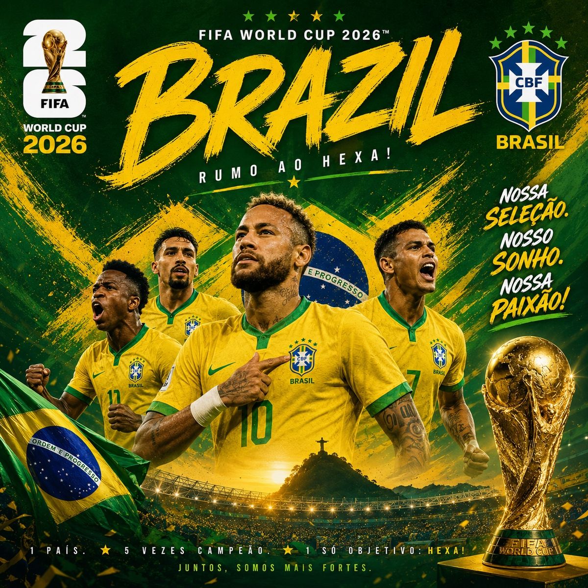 FIFA World Cup 2026 Ticket: Brazil vs. Winner 78, New York/New Jersey, July 5