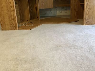 Large L shaped computer desk