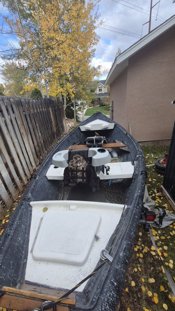 Clackacraft Drift Boat with trailer