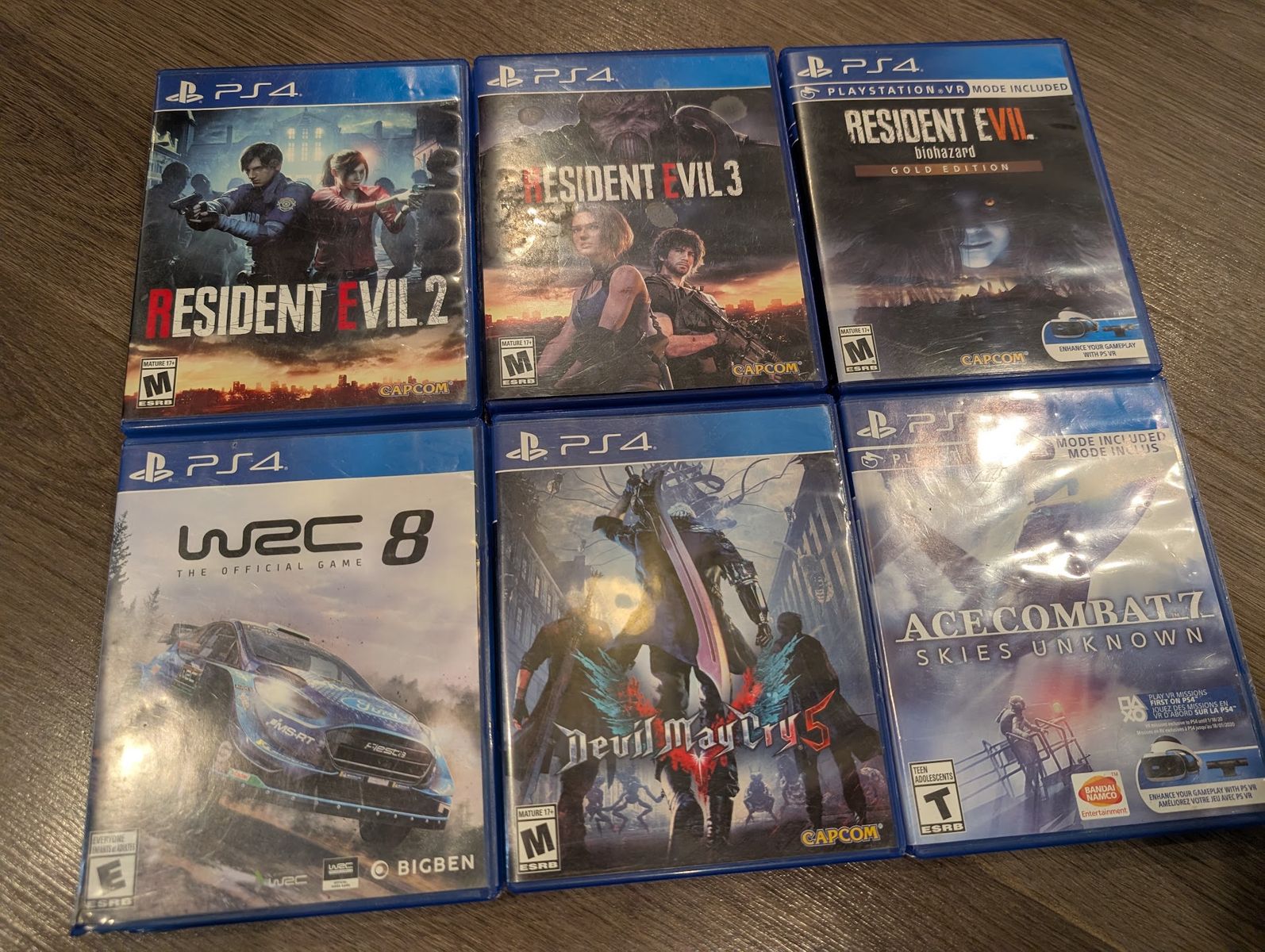 PlayStation 4 PS4 Game Collection! Resident Evil, DMC, etc