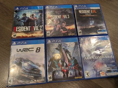 PlayStation 4 PS4 Game Collection! Resident Evil, DMC, etc