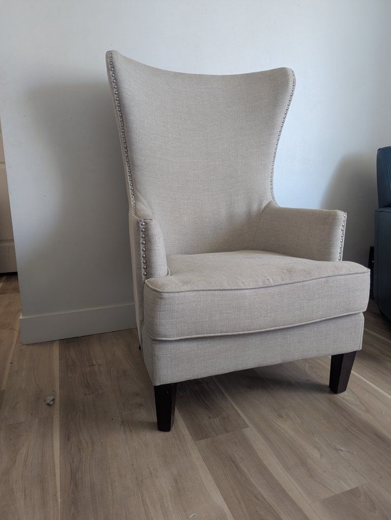 Two high back chairs