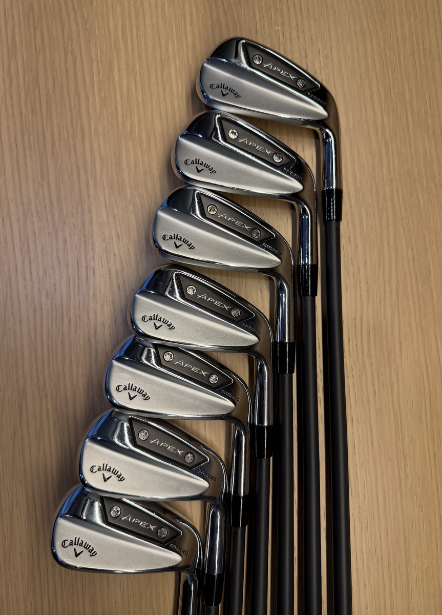 Mint 2026 Pured Callaway Apex Ai150 Irons 5-AW | Fujikura Pro 95i Stiff Graphite