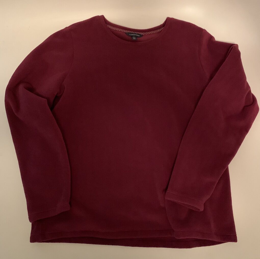 Lands' End Polar Fleece Top Women's 14/16