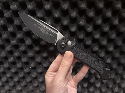 Microtech Auto LUDT Black AL
