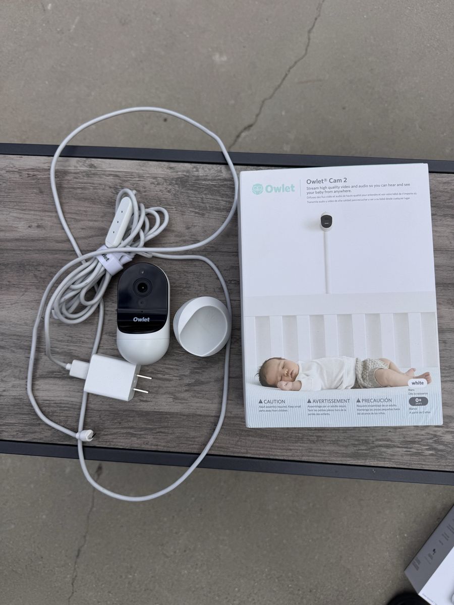 Owlet Cam 2 Smart HD Video Baby Monitor with Two-Way Audio and Night Vision - White