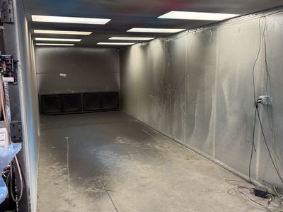 Powder coating oven an spray booth