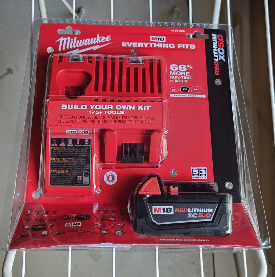 New Milwaukee 18V Lithium-Ion XC Starter Kit