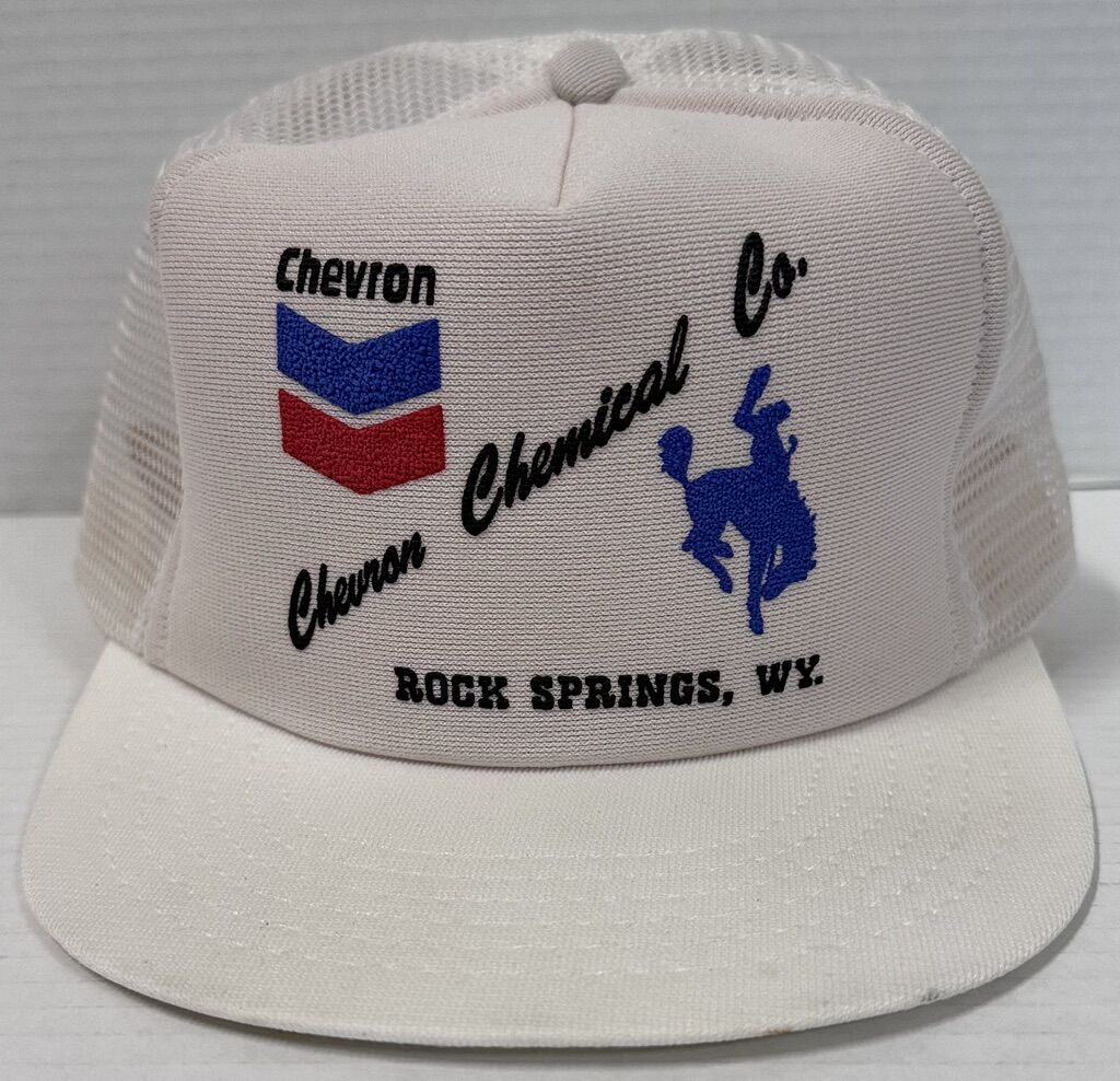 Vintage '80s Chevron Chemical Co. Trucker Snapback