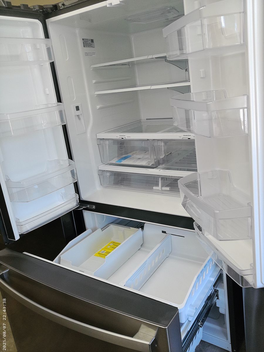 GE 27 cu. ft. French Door Refrigerator — Stainless Steel