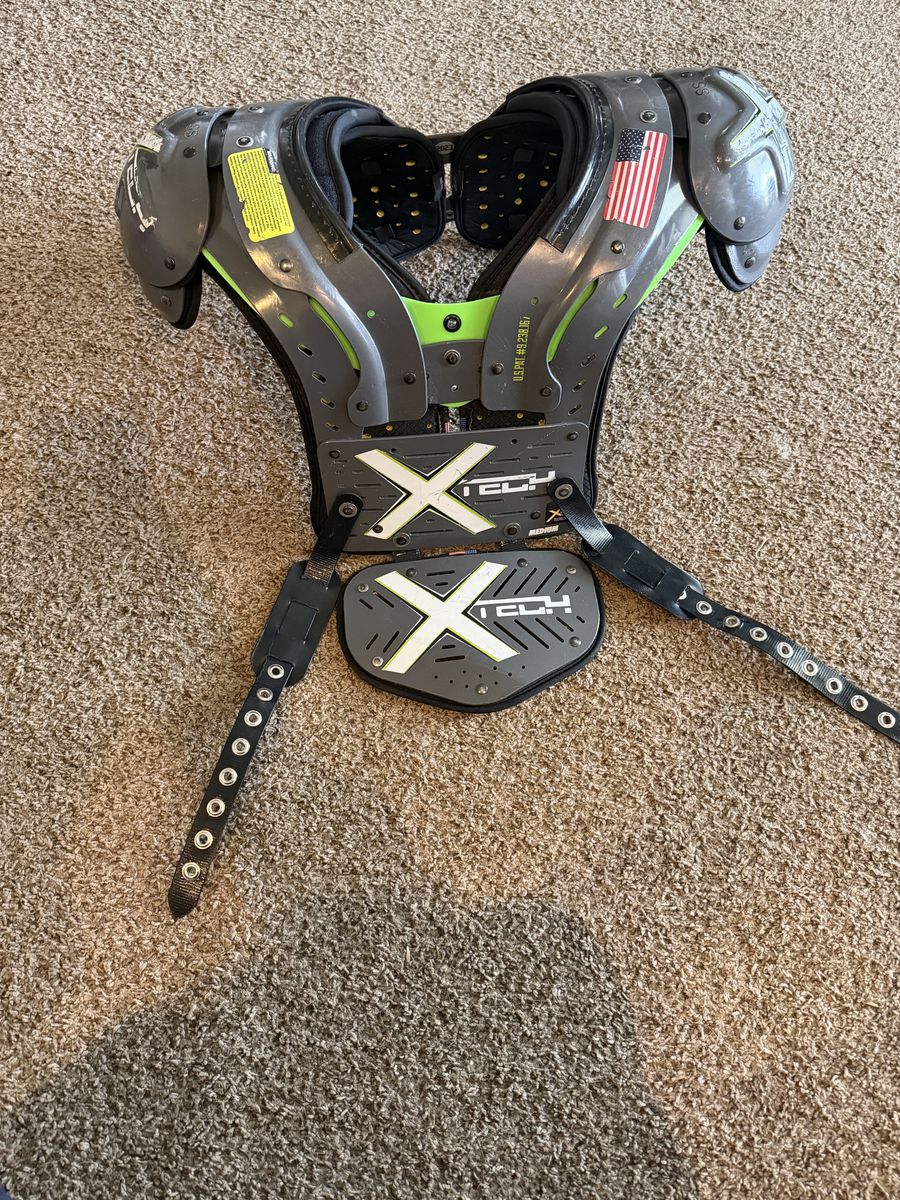 X-tech football shoulder pads for sale
