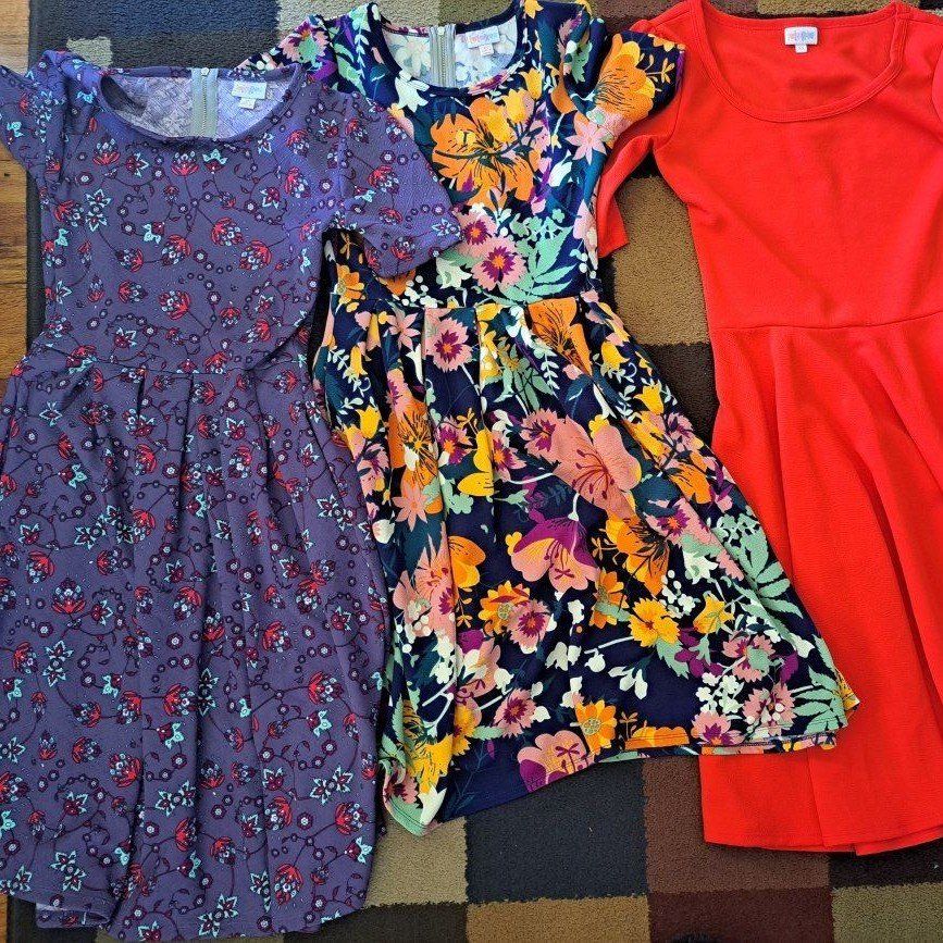 3 brand new LuLaRoe summer dresses
