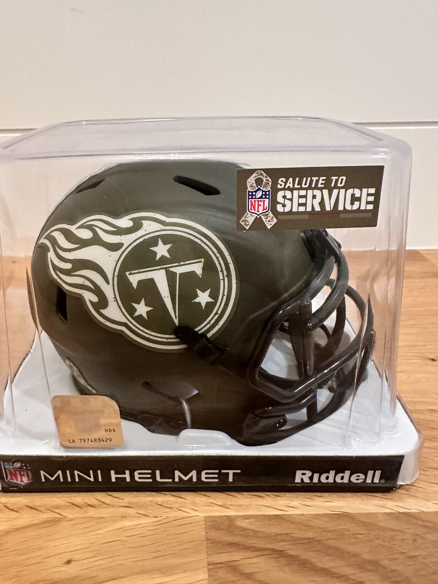 Tennessee Titans Salute to Service Mini Helmet – Riddell