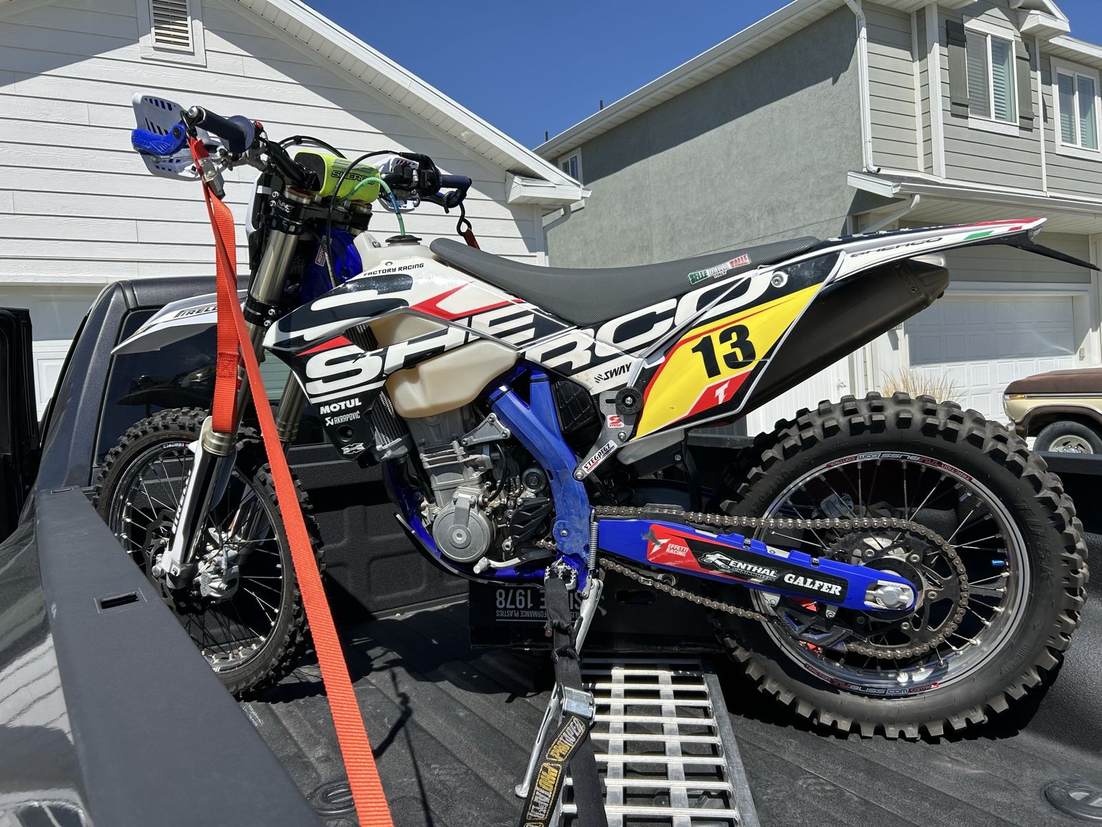 2022 Sherco 500 SEF Factory Dirt Bike - Low Hours with Upgrades