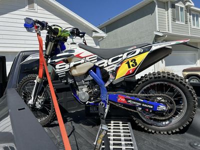 2022 Sherco 500 SEF Factory Dirt Bike - Low Hours with Upgrades