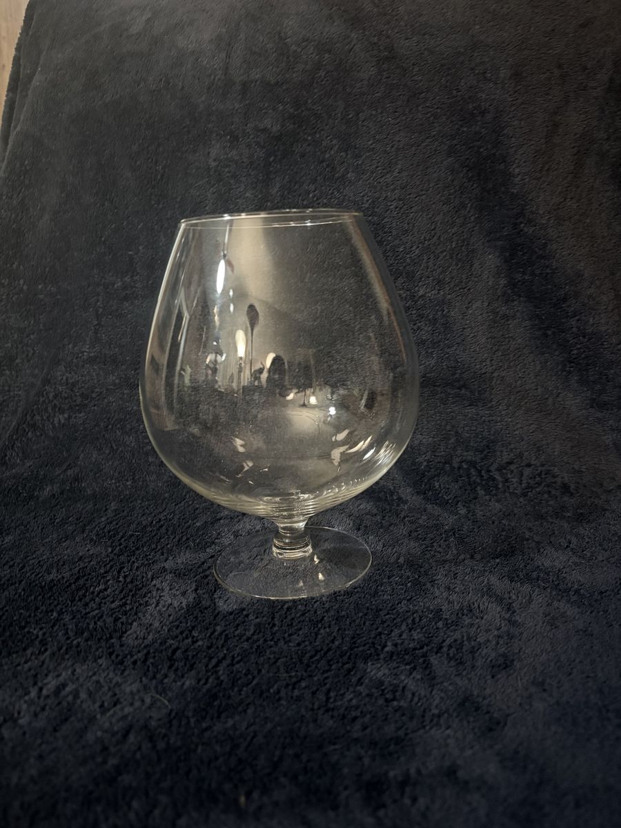 Large Vintage Brandy Snifter Glass