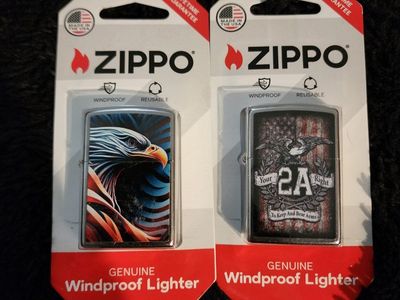 New. USA Eagle Zippo lighters