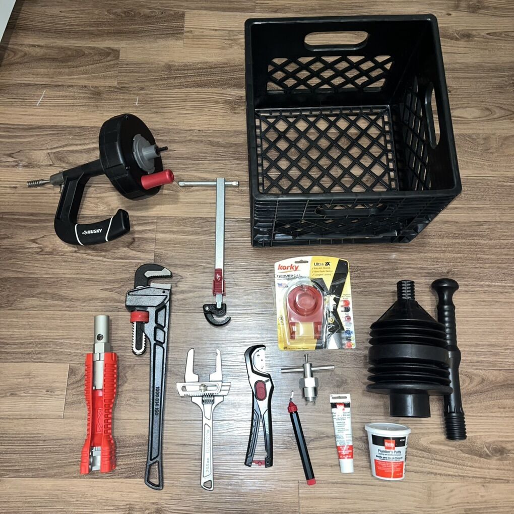 Plumbing Kit: Wrench, Snake, Plunger ($200 VALUE)