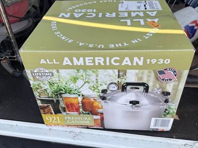 All American 921 Pressure Canner (21.5 qt) — NEW IN BOX