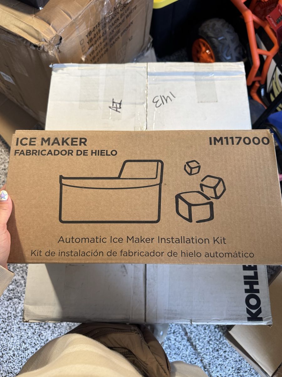 Ice maker installation kit.
