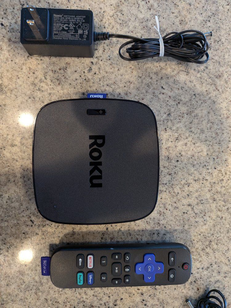 Roku Streaming Media Player with Remote and Power Adapter - Stream Your Favorite Shows