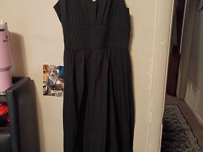 dizzy Lizzy maxi black dress size Large