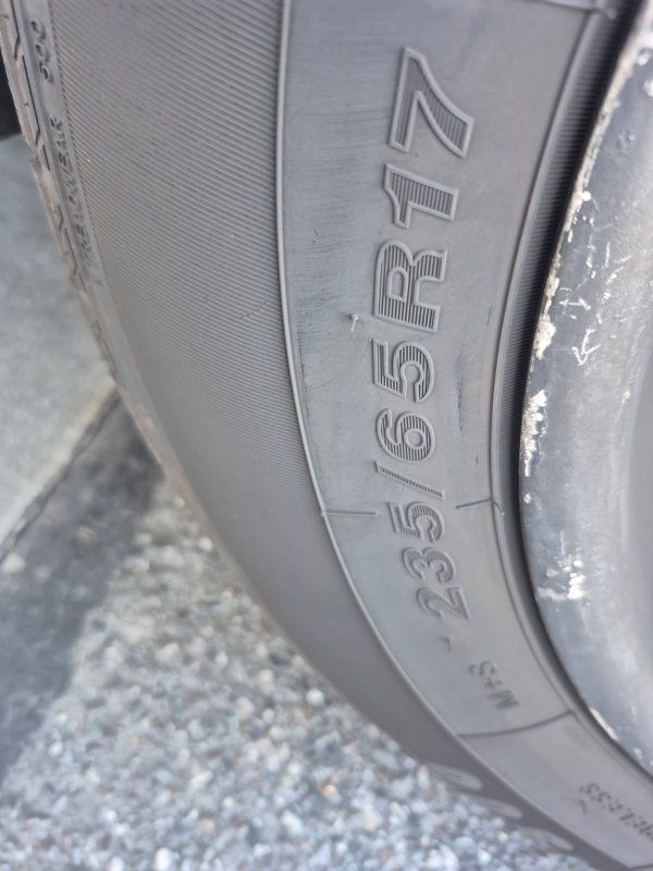 235/65/17 5×114.3 bolt pattern