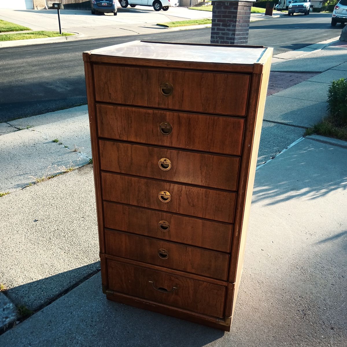 Drexel Heritage Campaign lingerie chest/chest of drawers