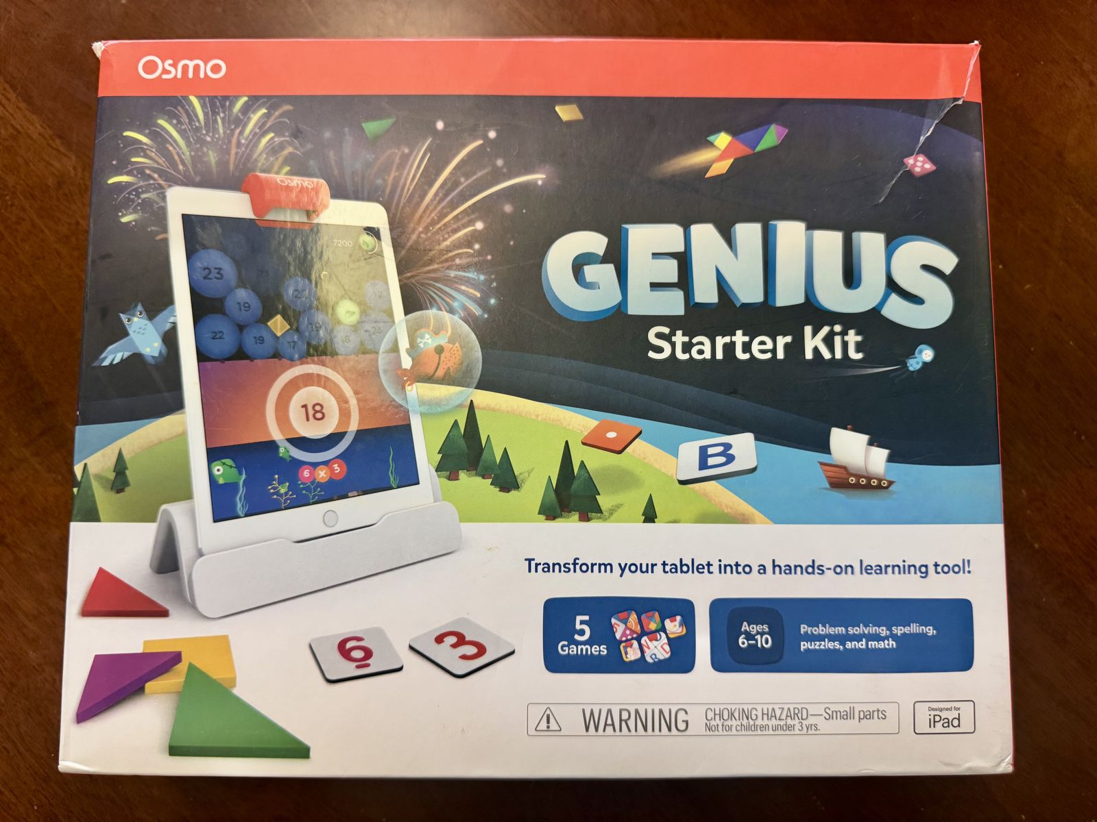 Osmo Genius Starter Kit for iPad – Like New / Unused – Complete