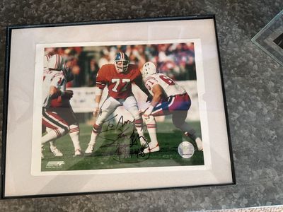 Framed Denver Bronco Autograph
