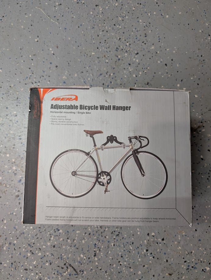 Bicycle wall hanger