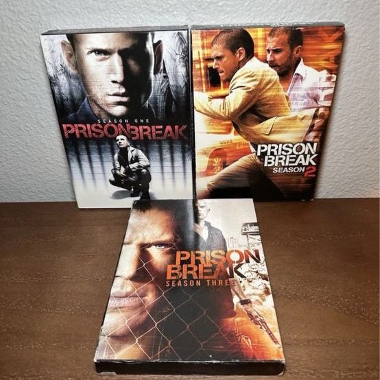 Prison Break Seasons 1, 2, and 3 DVD Box Sets Lot