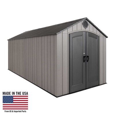 Lifetime 8x17.5 Outdoor Storage Shed