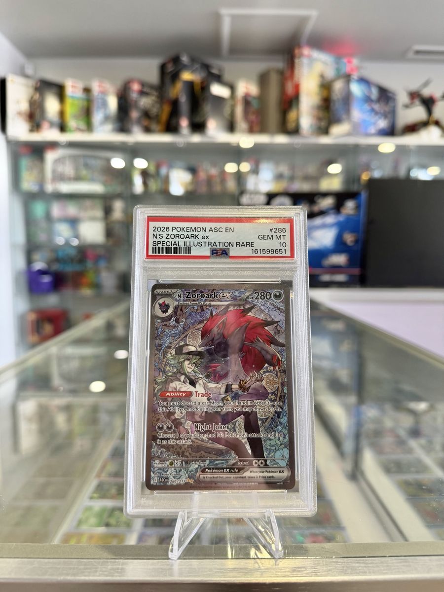 2026 Pokemon Mega Evolution Ascended Heroes SIR N's Zoroark EX #286 PSA 10 GEM MINT