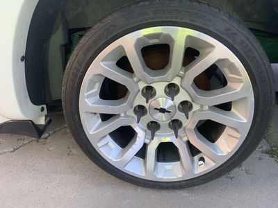 Chevrolet 18 Inch Wheels and on low profile Z ratedTires Used, 400$ obo or trade for other gm rims.