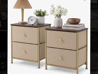 SET OF 2 MODERN NIGHTSTANDS — ONLY $60!